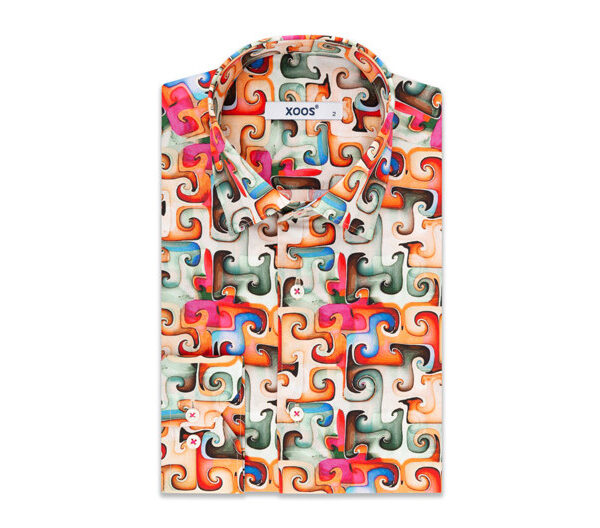 Chemise FS psychedelic puzzle - Xoos