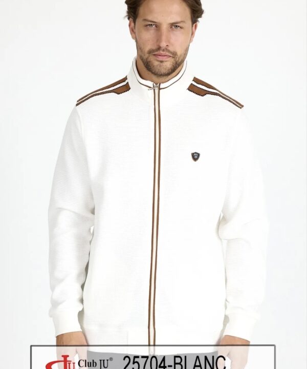 Gilet Réf. 25704 Blanc - Club Ju