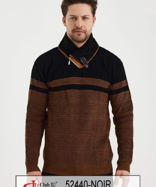 Pull Réf. 52440 Noir - Club Ju