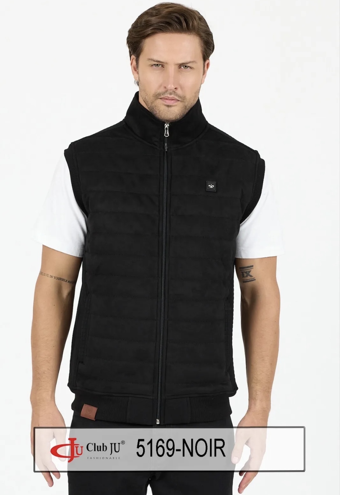 Veste sans manches Réf. 5169 Noir - Club Ju
