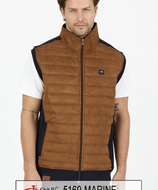 Veste sans manches Réf. 5169 Marine - Club Ju