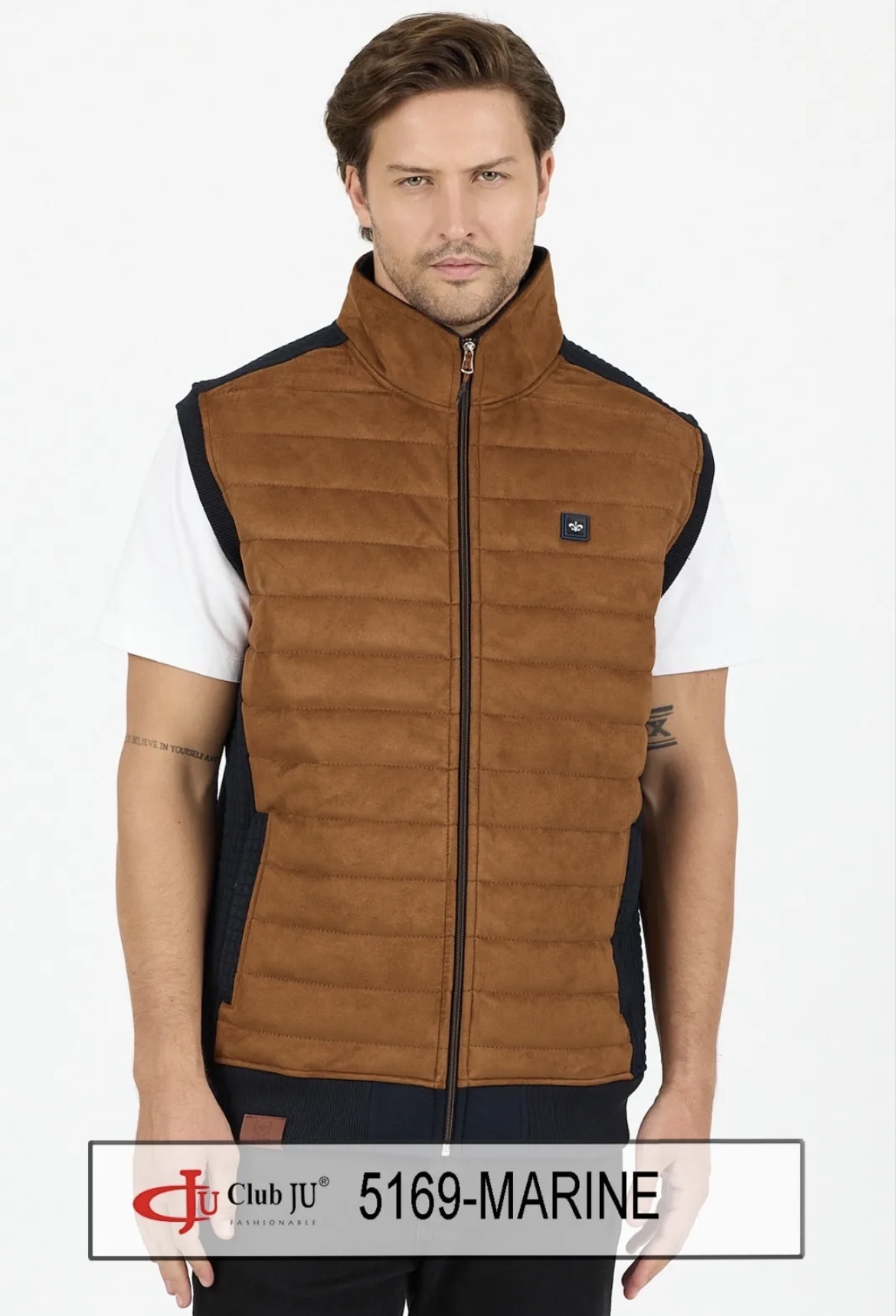 Veste sans manches Réf. 5169 Marine - Club Ju