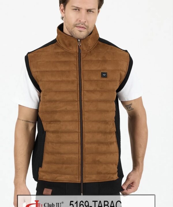 Veste sans manches Réf. 5169 Tabac - Club Ju