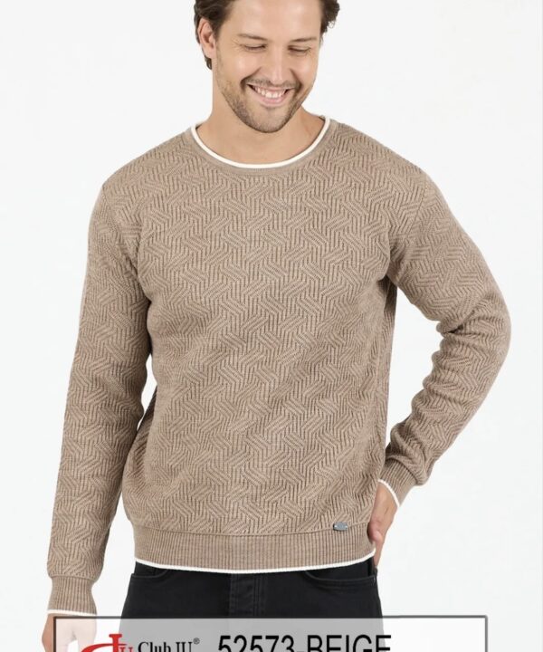 Pull Réf. 52573 Beige - Club Ju