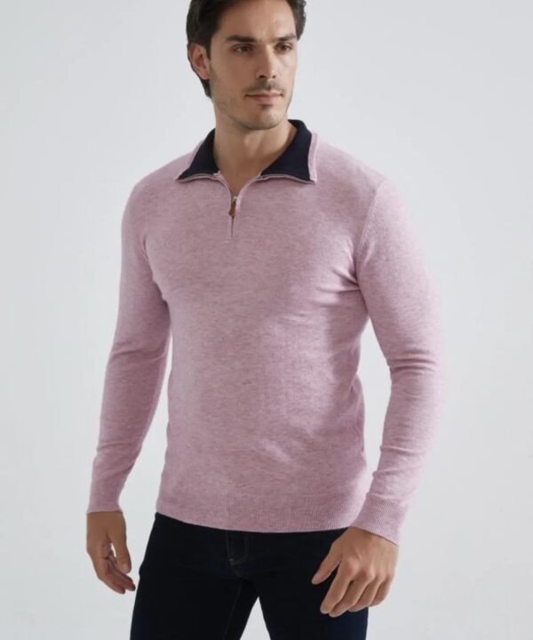 Pull Charly Rose carbone - Yves Enzo