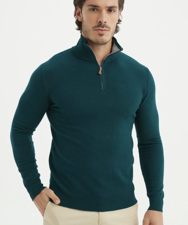 Pull Charly Vert Amazonie - Yves Enzo