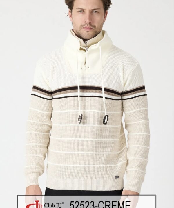 Pull Réf. 52523 Crème - Club Ju