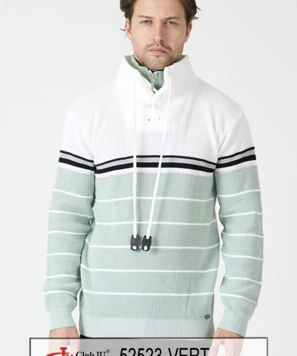 Pull Réf. 52523 Vert - Club Ju