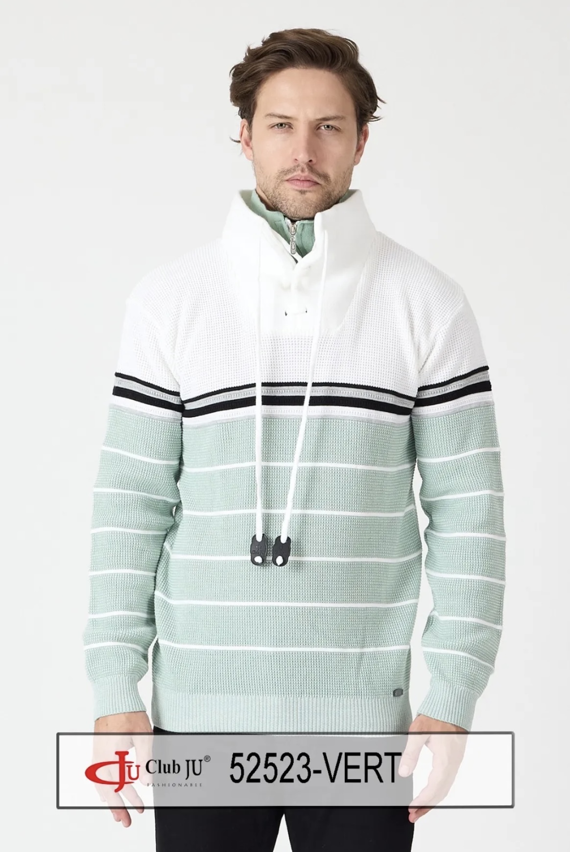 Pull Réf. 52523 Vert - Club Ju