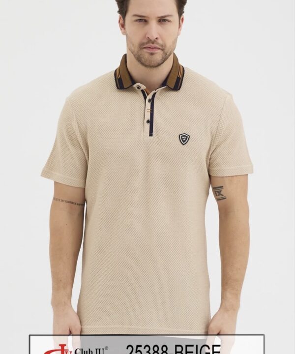 ☀️ Polo Réf. 25388 Beige - Club Ju