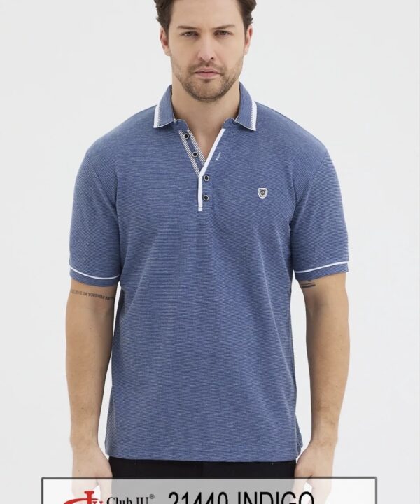 ☀️ Polo Réf. 21440 Indigo - Club Ju