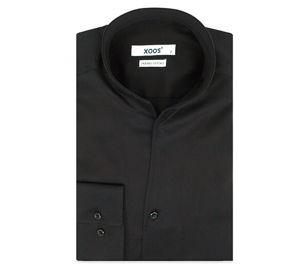 ☀️ Chemise philosophe noire - Xoos