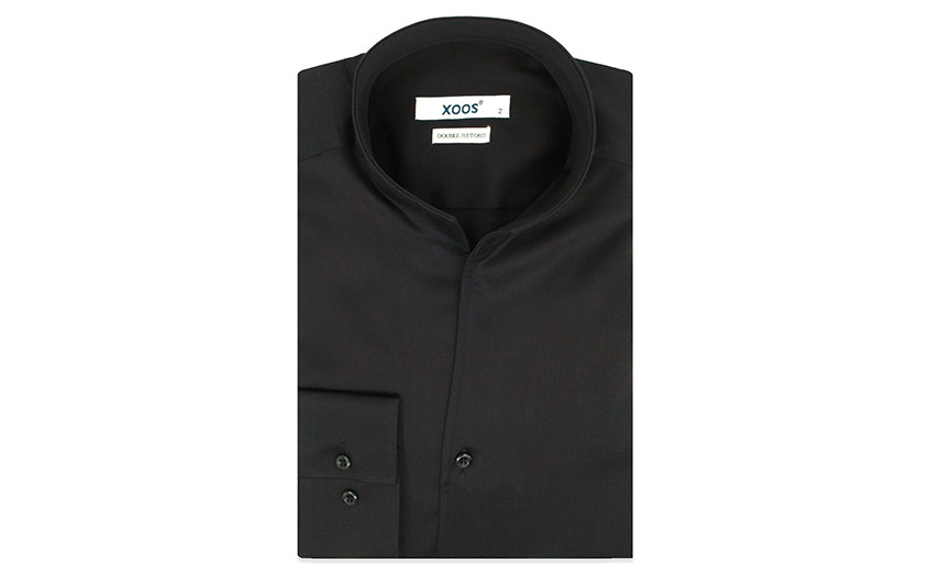 ☀️ Chemise philosophe noire - Xoos