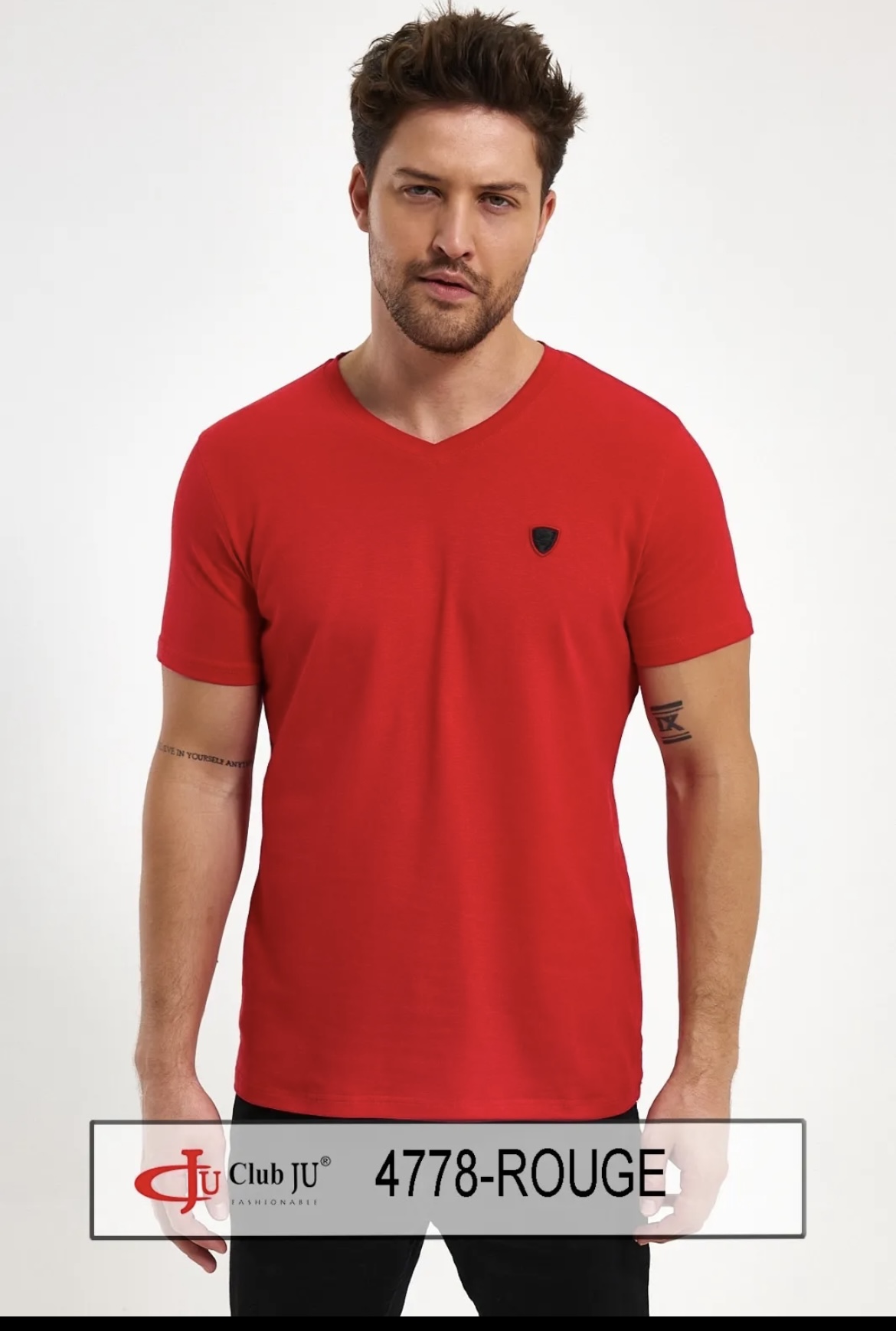 ☀️ T Shirt Réf. 4778 Rouge - Club Ju