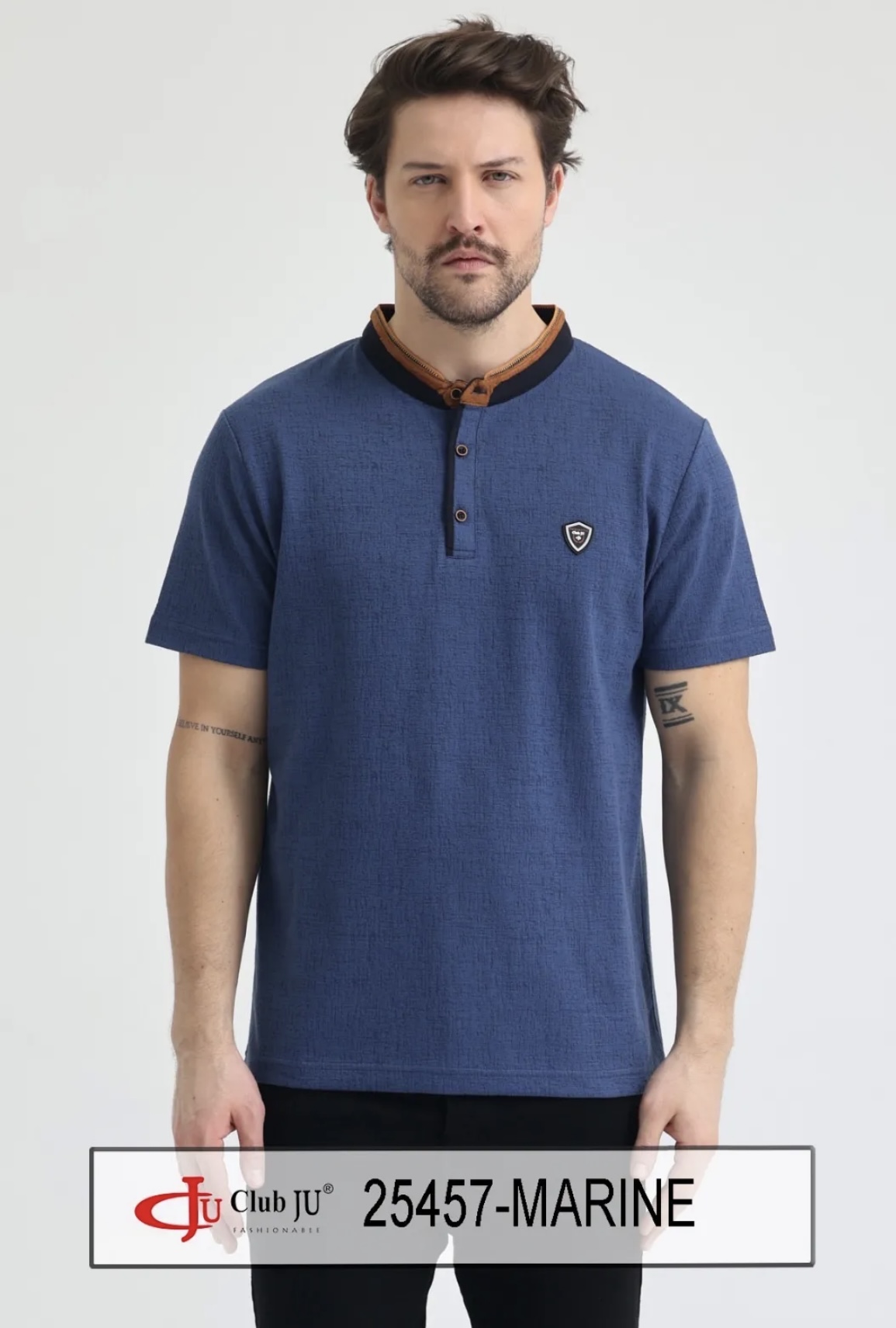 ☀️ Polo Réf. 25457 Marine - Club Ju
