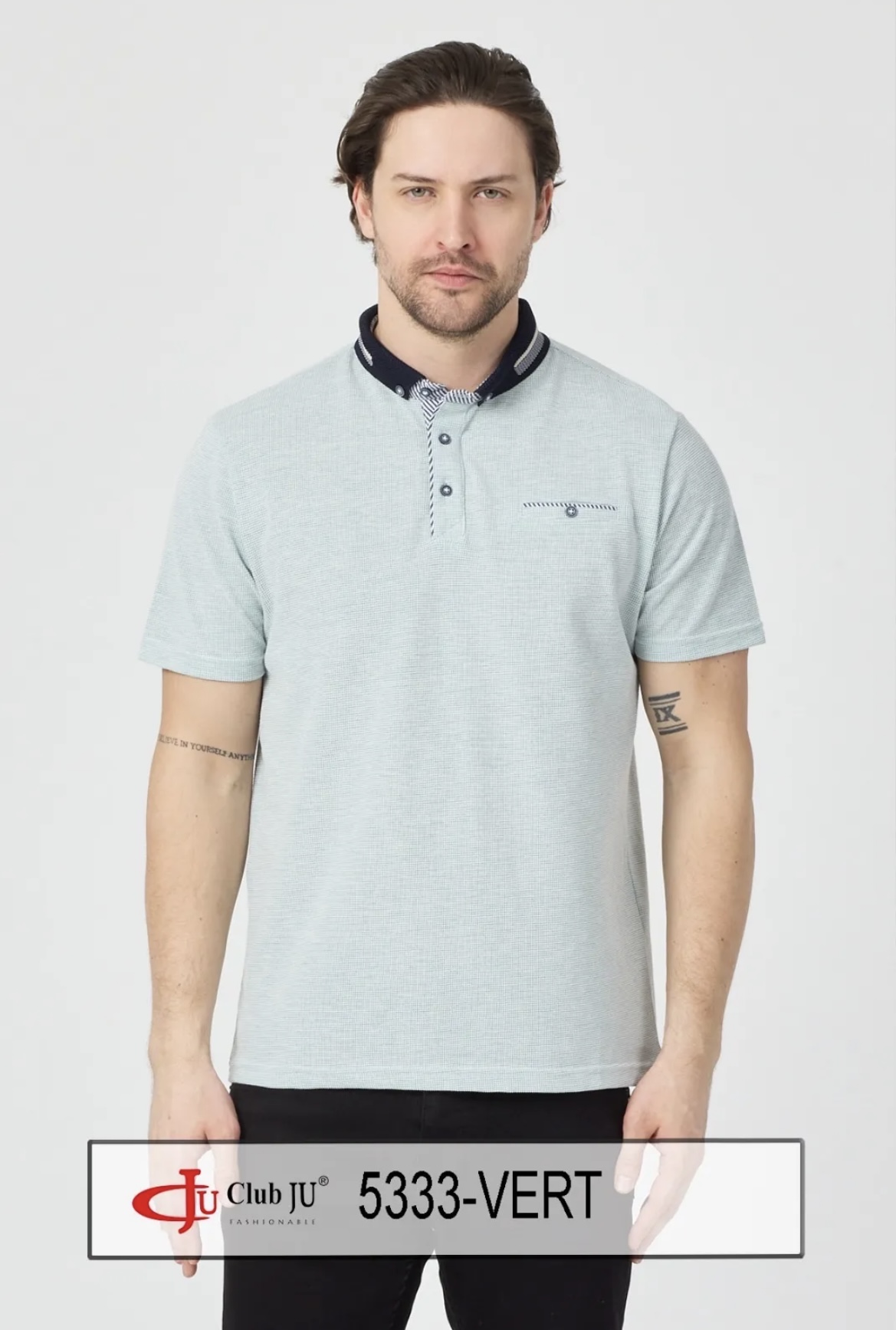 ☀️ Polo Réf. 5333 Vert - Club Ju