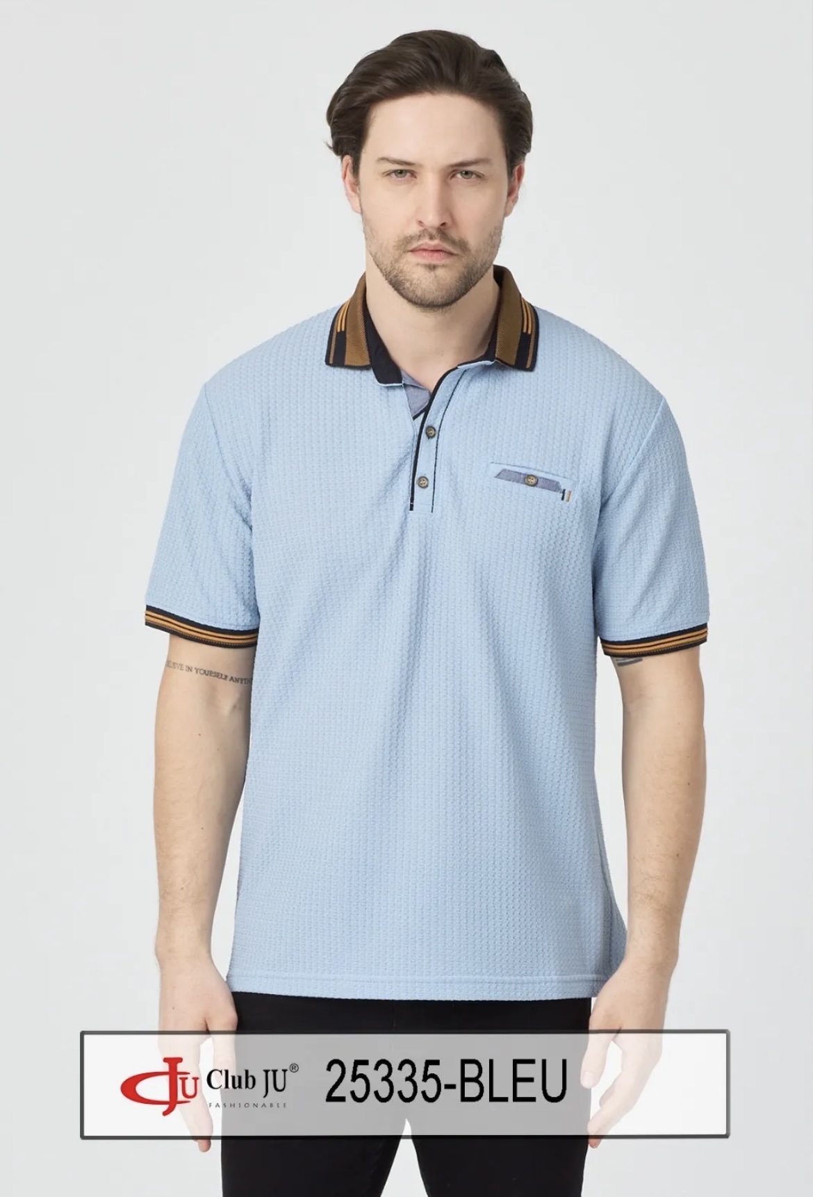 ☀️ Polo Réf. 25335 Bleu - Club Ju