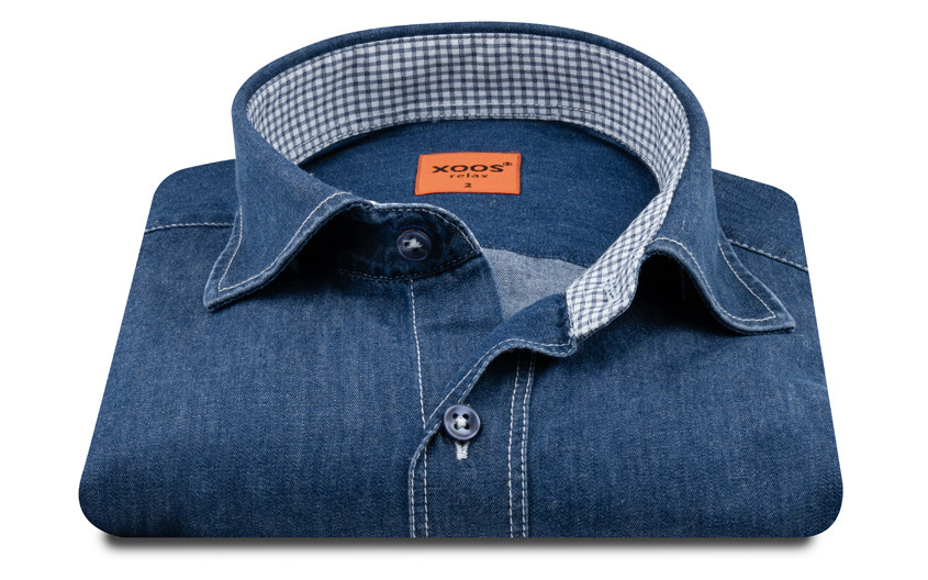 chemise-en-denim-doublure-a-motifs