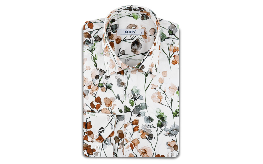 ❤️🆕 Chemise imprimé fleuri automnal - Xoos