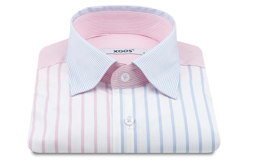 chemise-non-cintree-patchwork-a-rayures-ciel