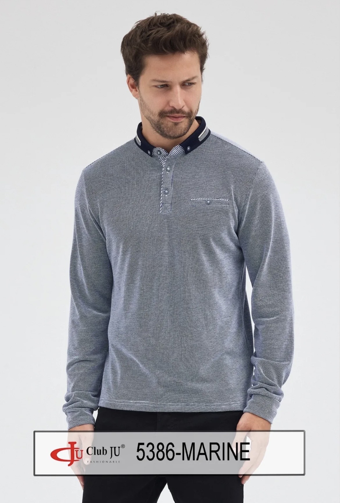 🆕 Polo Réf. 5386 Marine - Club Ju