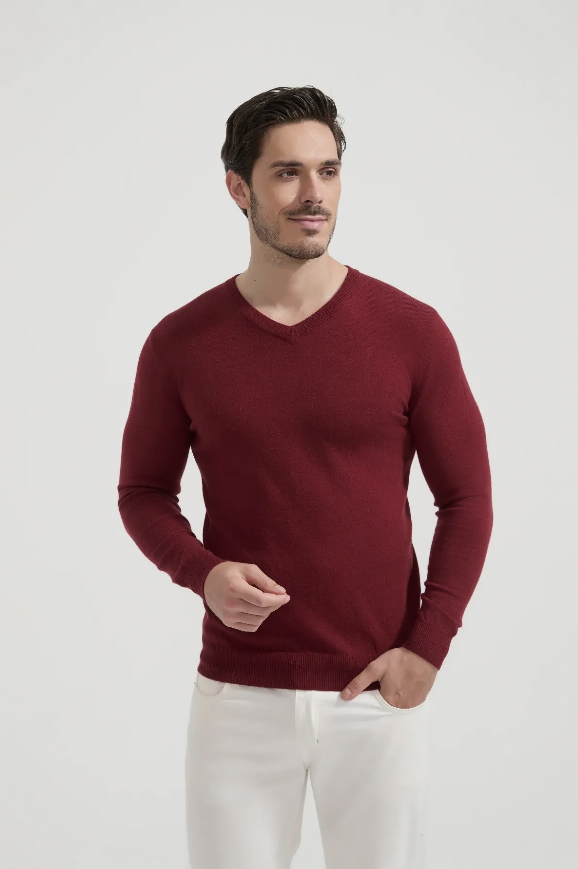 🆕 Pull Victor Bourgogne - Yves Enzo