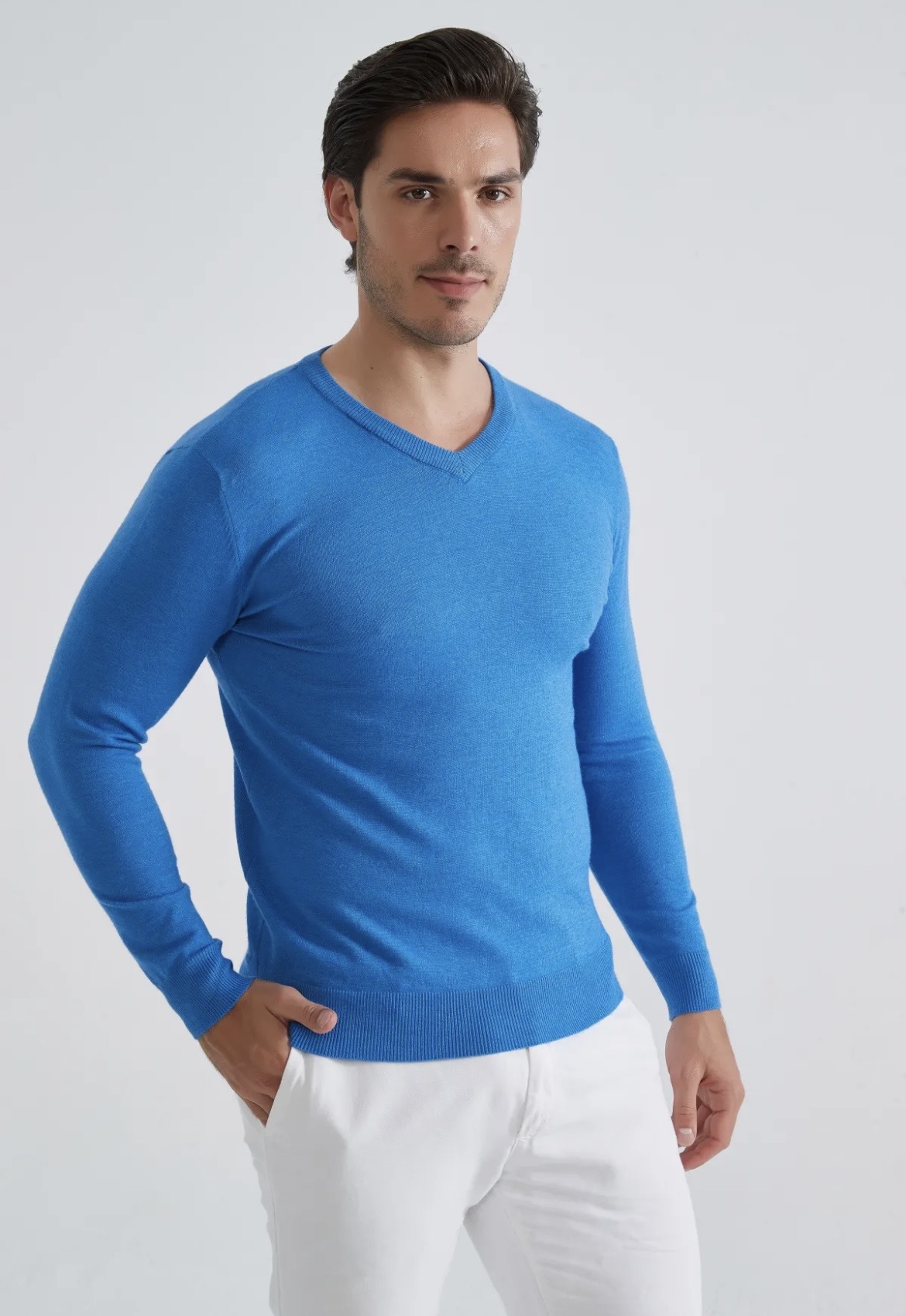 🆕 Pull Victor Bleu de France - Yves Enzo