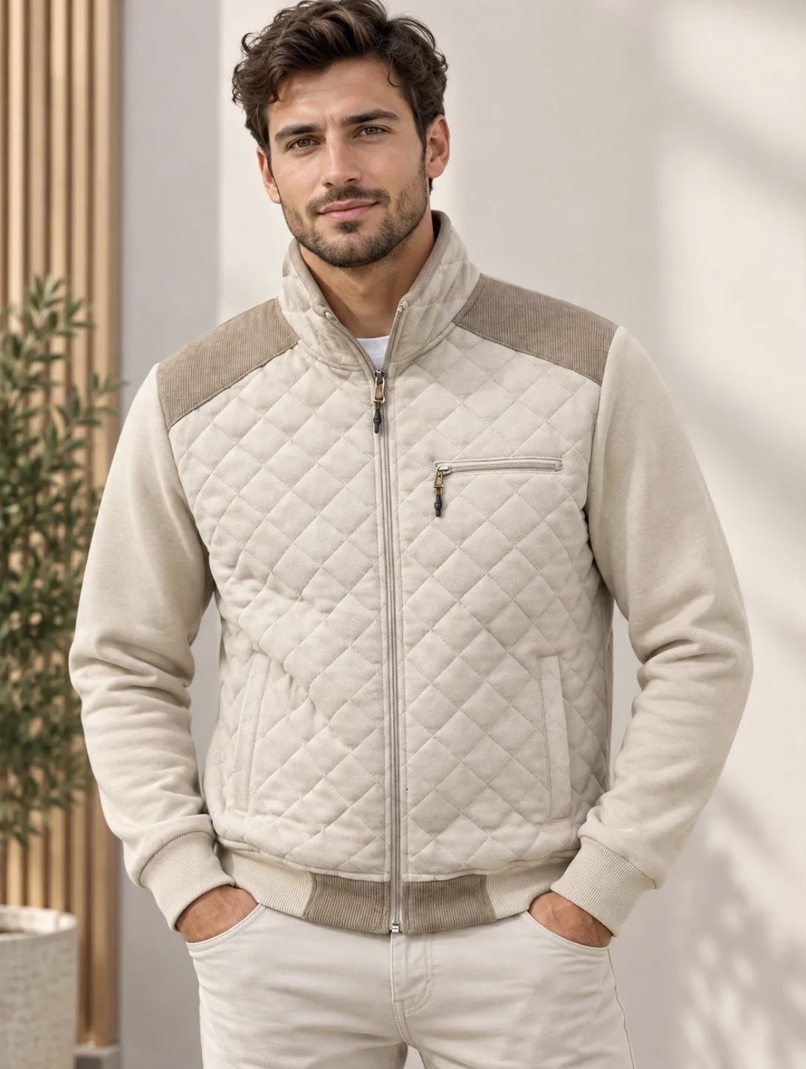 ❤️🆕 Veste Réf. 5177 Crème - Club Ju