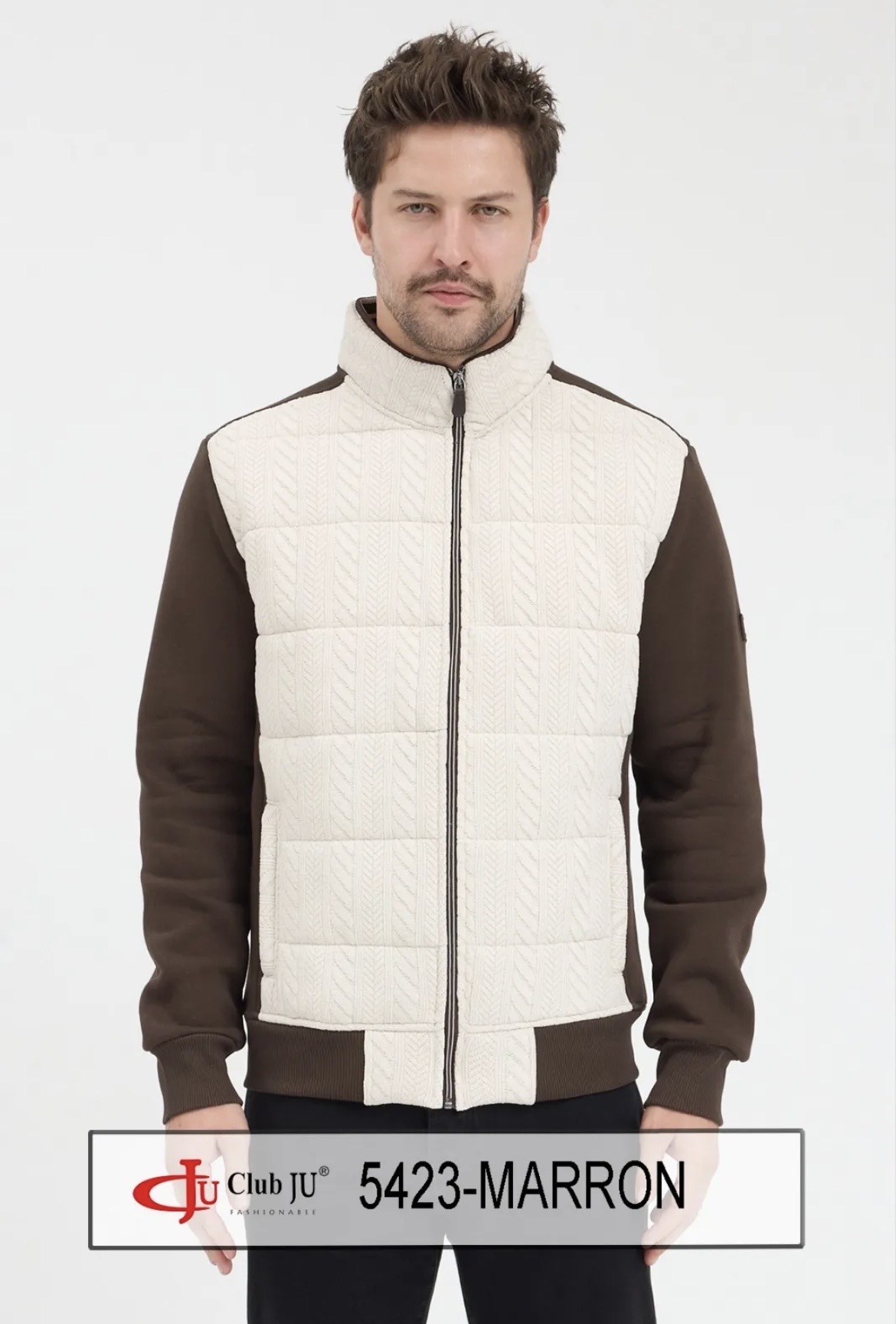 ❤️🆕 Blouson Réf. 5423 Marron - Club Ju