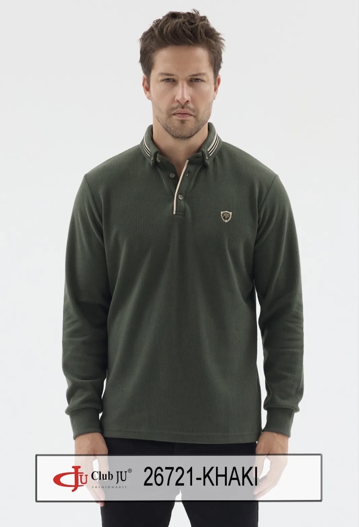🆕 Polo Réf. 26721 Kaki - Club Ju