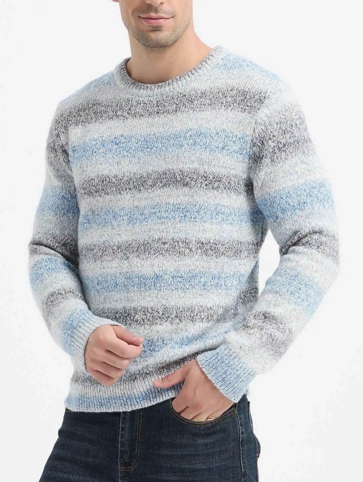 🆕 Pull Réf. 8015 Bleu - Yves Enzo