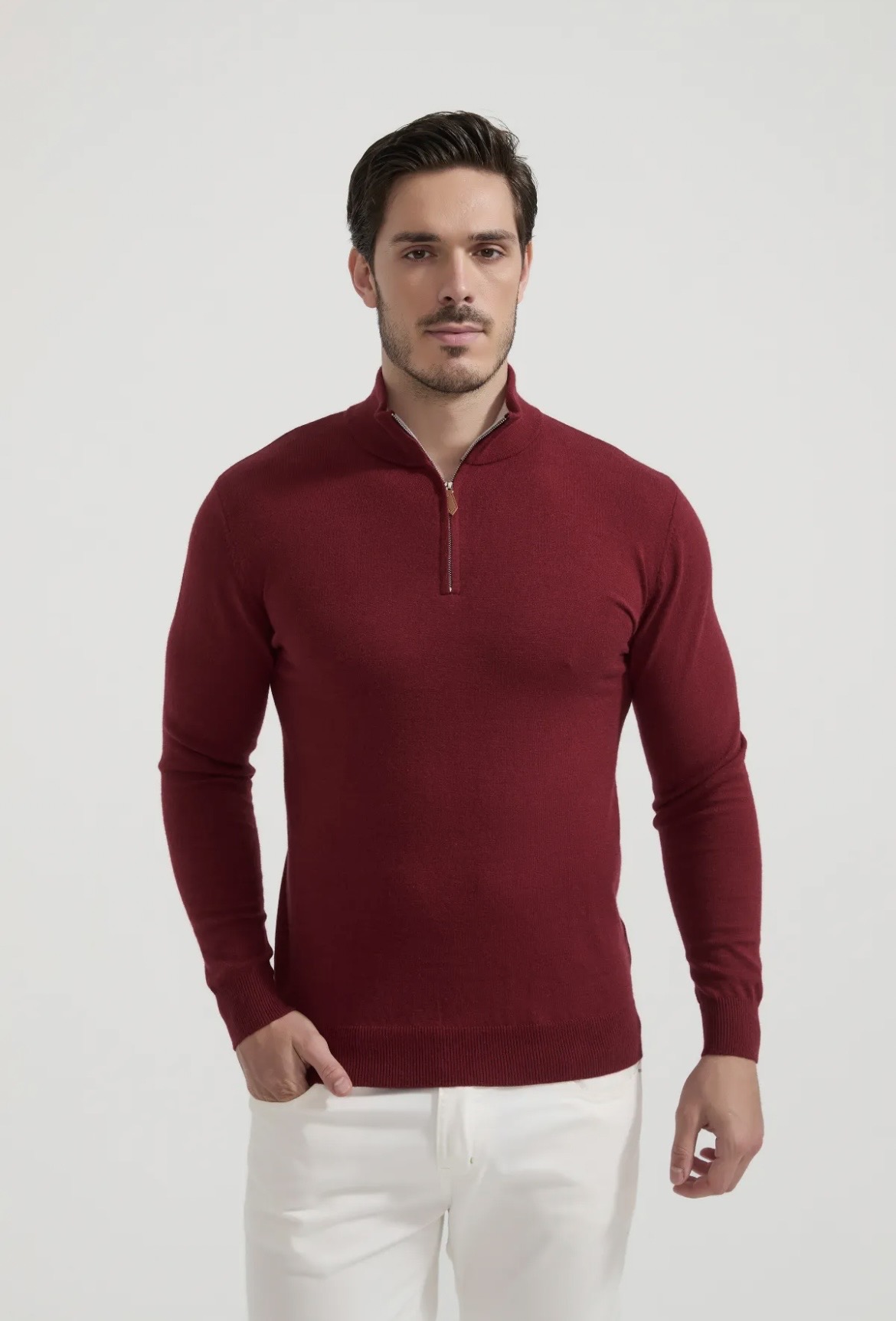 🆕 Pull Charly Bourgogne - Yves Enzo