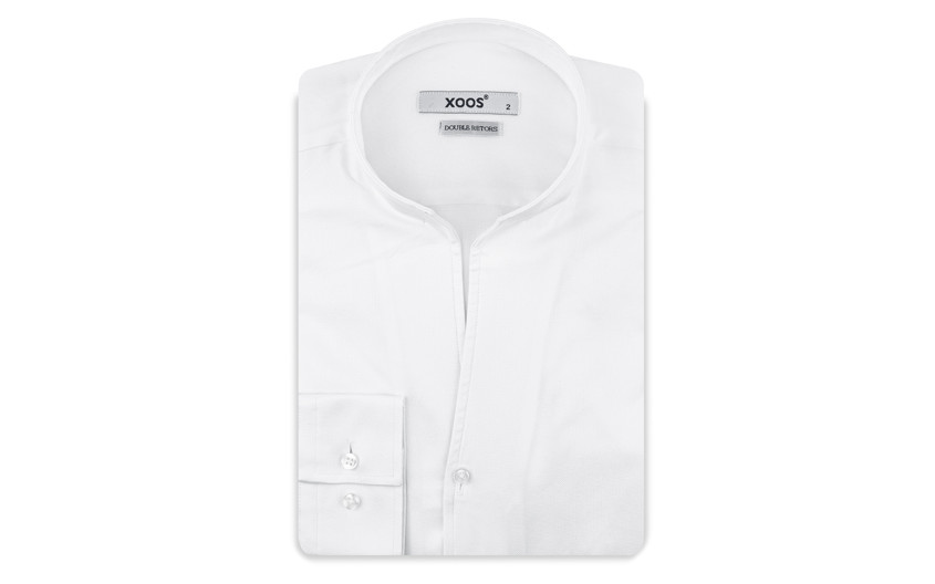 ❤️🆕 Chemise philosophe blanche nid d'abeille - Xoos